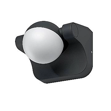 Plafoniera Esterno Moderna Nova Alluminio Antracite Led Integrato 6W 6000K Ip54