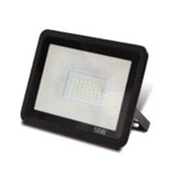 Faro Esterno Contemporaneo Xander Pc Nero Led Integrato 50W 6500K Ip65