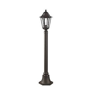 Paletto Esterno Sawyer Alluminio Nero 1 Luce E27 Ip44