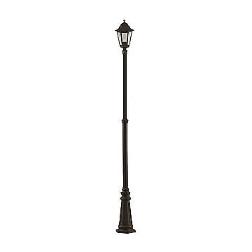 Palo Esterno Sawyer Alluminio Nero 1 Luce E27 Ip44