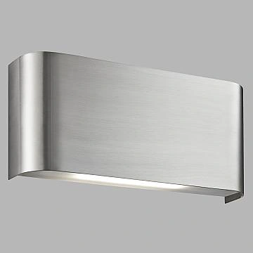 Applique Moderna Match Box Alluminio Cromo Policarbonato Led 10W
