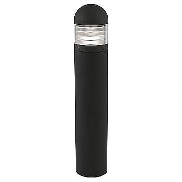 Paletto Da Esterno Moderno Bronx Alluminio Nero 1 Luce E27