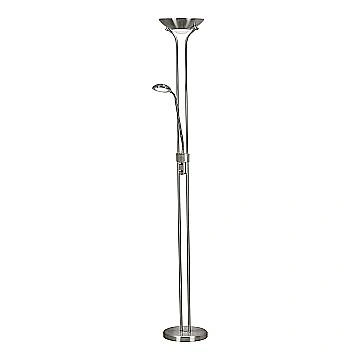 Piantana Contemporaneo Mother Child Acciaio Argento Vetro Led 15,41W 3000K Piantana Contemporaneo Mother Child Acciaio Argento Vetro Led 15,41W 3000K