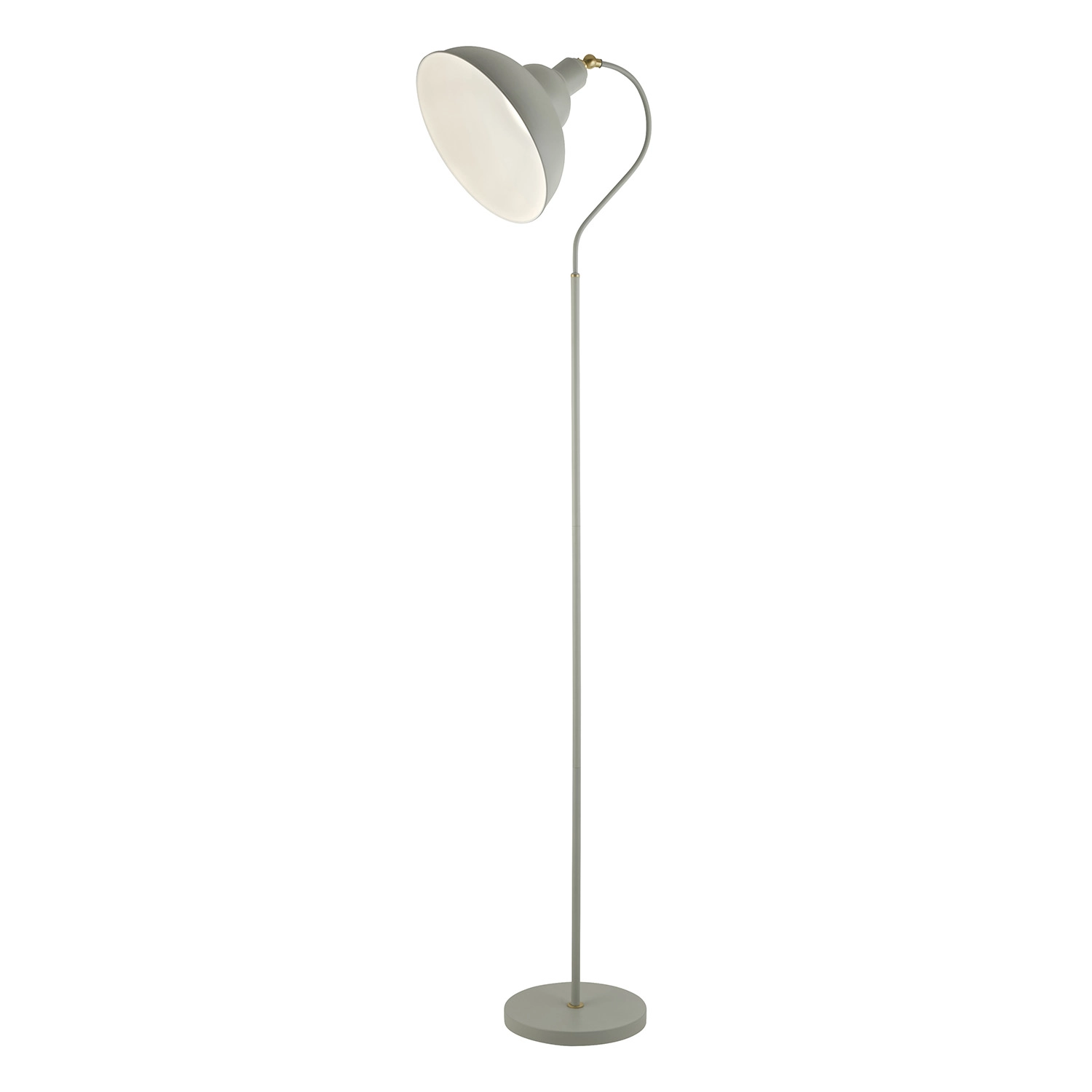 Piantana Contemporaneo Xeno Acciaio Tortora 1 Luce E27 EU60960TA
