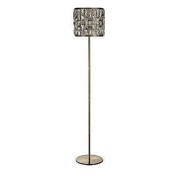 Piantana Classico Gioiello Acciaio Ottone Vetro 1 Luce E27 EU6589AB