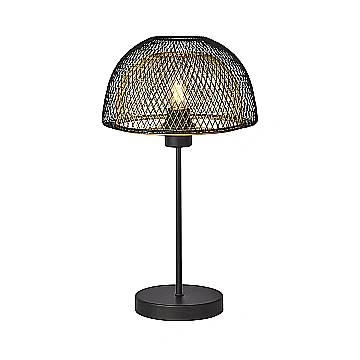 Lampada Da Scrivania Contemporanea Favo Acciaio Nero Oro 1 Luce E27