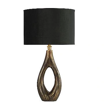 Lampada Da Scrivania Contemporanea Bucklow Ottone 1 Luce E27 Senza Paralume