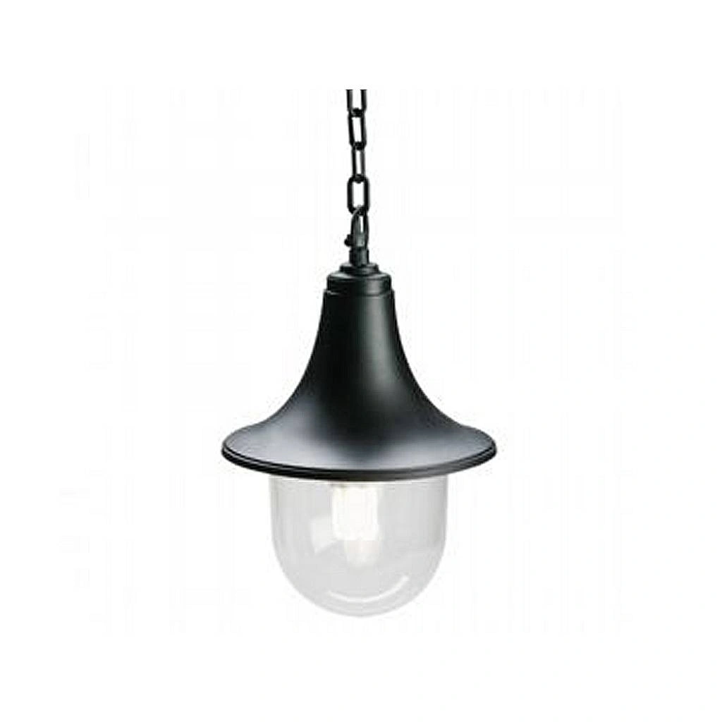 Sospensione Esterno Contemporanea Zoe Termoplastica E Nero 1 Luce E27