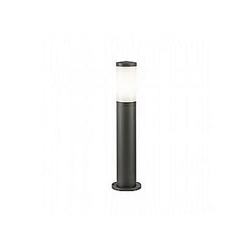 Palo Basso Moderno Panama Alluminio Grafite 1 Luce E27 300Cm