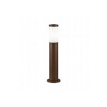 Palo Basso Moderno Panama Alluminio Ruggine-Corten 1 Luce E27 300Cm