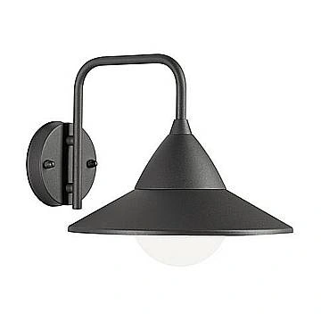 Applique Lato Basso Contemporanea Yukon Alluminio Metallo Grafite 20W Led Cct3