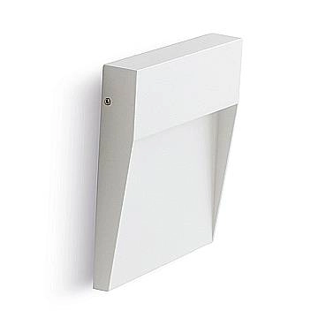 Segnapasso Esterno In Alluminio Bianco Led 3 W Piccola 3000K Geo Square IP65 Segnapasso Esterno In Alluminio Bianco Led 3 W Piccola 3000K Geo Square IP65