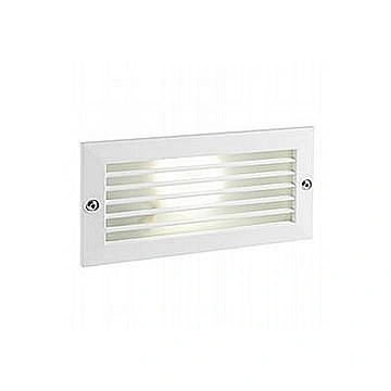 Segnapasso Esterno Incasso Chiuso Escape Alluminio E Vetro Bianco Led 10W 3000K