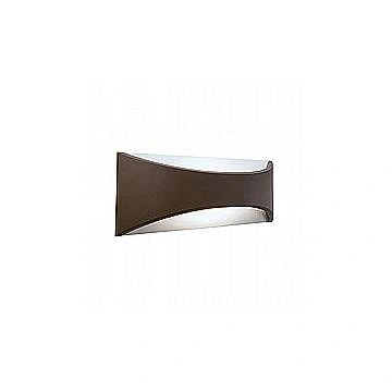 Applique Da Esterno Moderna Moon Alluminio E Termoplastica Caffè Led 12W 4000K