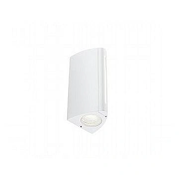 Applique Esterno Moderna Vision Alluminio E Termoplastica Bianco Led 8+4W 4000K