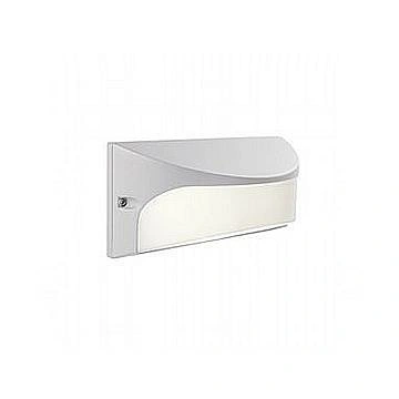 Applique Da Esterno Moderna Dome Alluminio E Termoplastica Bianco Led 10W 4000K