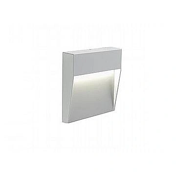 Applique Da Esterno Geo Square Alluminio E Termoplastica Bianco Led 3W 4000K