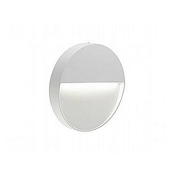 Applique Da Esterno Geo Round Alluminio E Termoplastica Bianco Led 3W 4000K