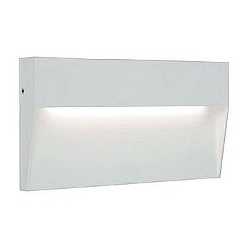 Segnapasso Rettangolare Moderno Geo Alluminio Bianco 6W Led 4000K