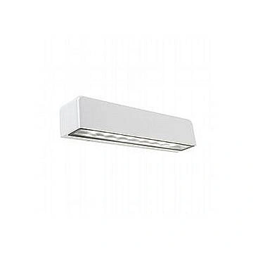 Applique Da Esterno Moderna Unit Alluminio E Vetro Bianco Led 9W 4000K