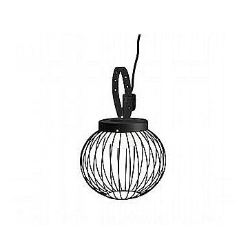 Lampada portatile Moderna Cage Alluminio E Termoplastica Nero Led 20W 4000K