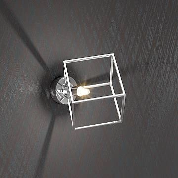 Applique Moderna Frame Metallo Cromo 1 Luce G9 Applique Moderna Frame Metallo Cromo 1 Luce G9