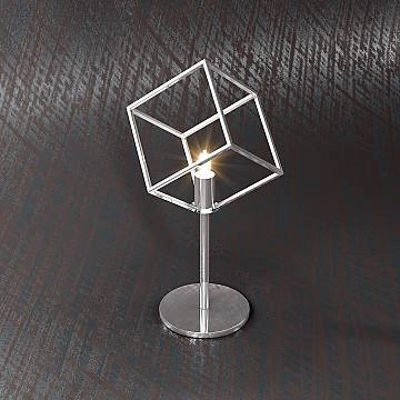 Lampada Scrivania-Ufficio Moderna Frame Metallo Cromo 1 Luce G9 Lampada Scrivania-Ufficio Moderna Frame Metallo Cromo 1 Luce G9
