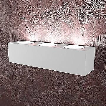 Applique Moderna Area Metallo Grigio 6 Luci Gx53