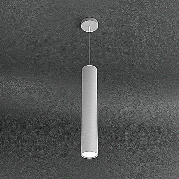 Sospensione Moderna Cloud Metallo Grigio 1 Luce Gx53 50Cm