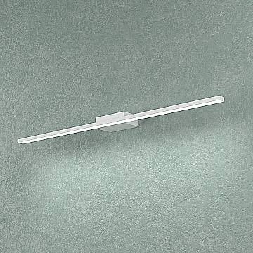 Applique Moderna Line Metallo Bianco Diffusore Acrilico B Led 11,2W Nat 70Cm