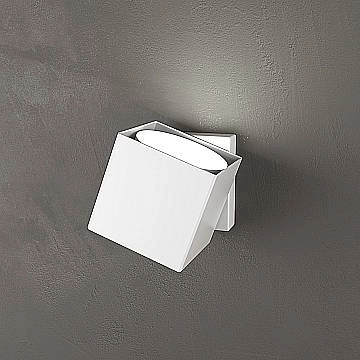 Applique Moderna Rotation Metallo Bianco 1 Luce Gx53 Applique Moderna Rotation Metallo Bianco 1 Luce Gx53