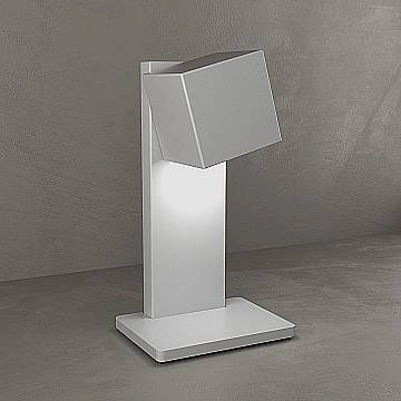 Lampada Scrivania-Ufficio Moderna Rotation Metallo Grigio 1 Luce Gx53 Lampada Scrivania-Ufficio Moderna Rotation Metallo Grigio 1 Luce Gx53