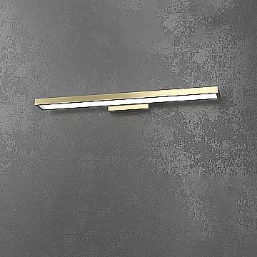 Applique Moderna Four Squares Alluminio Oro Led 40W