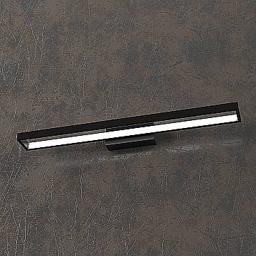 Applique Moderna Four Squares Alluminio Nero Led 40W