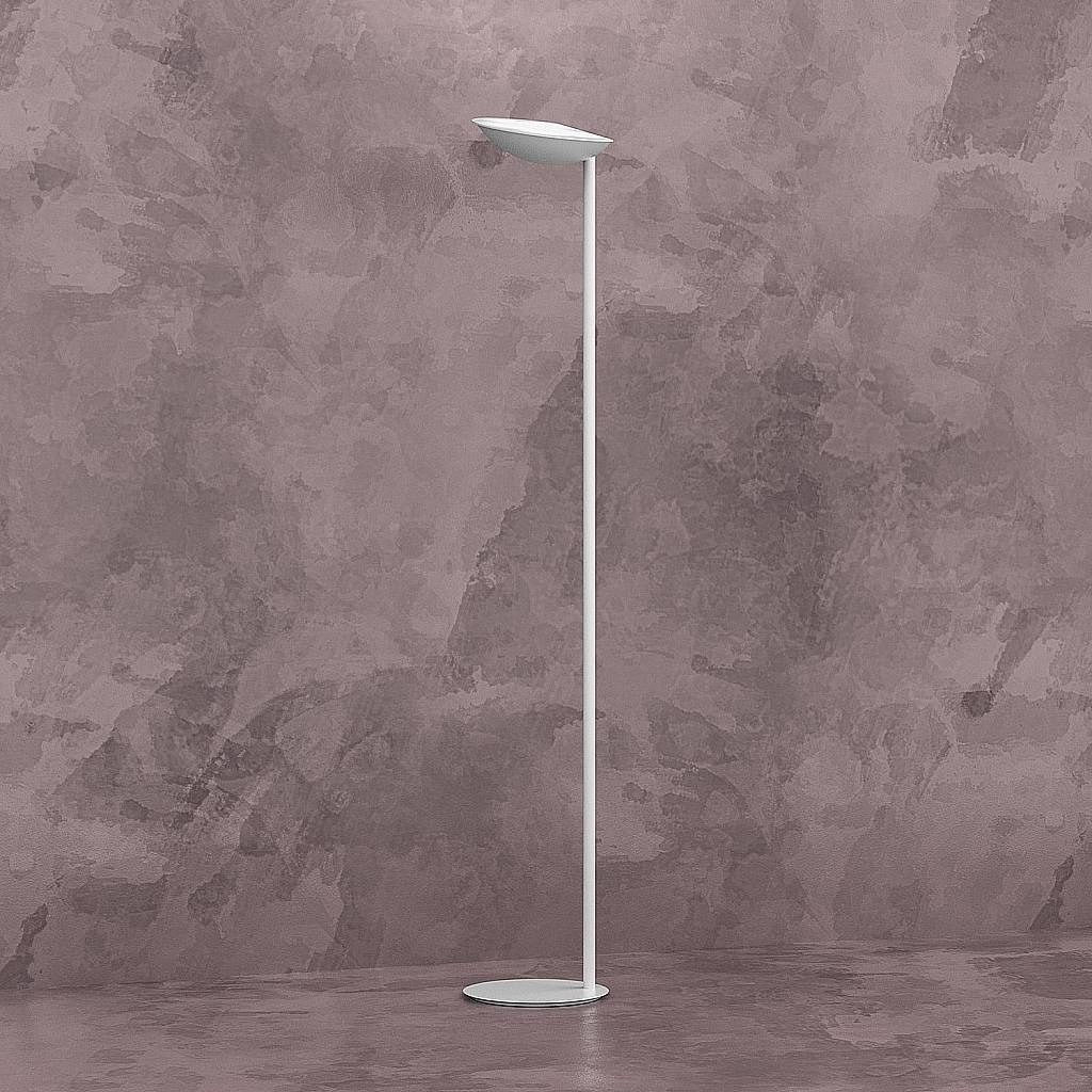 Piantana Contemporanea Mood Metallo Grigio Vetro Bianco 6 Luci Gx53 1165_T-GR