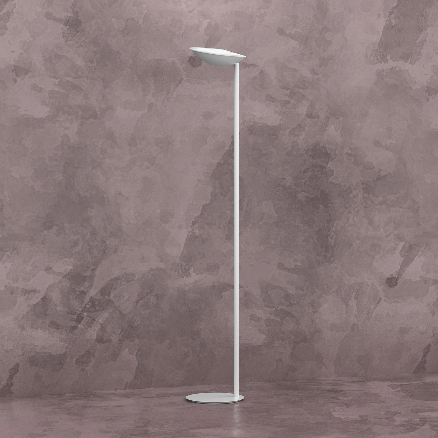 Piantana Contemporanea Mood Metallo Grigio Vetro Bianco 6 Luci Gx53 1165_T-GR