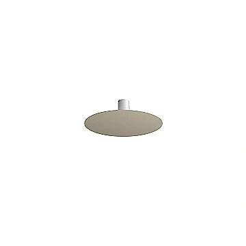 Plafoniera Moderna Disk Metallo Sabbia 5 Luci Gx53