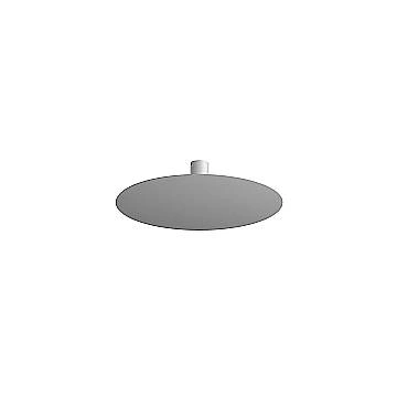 Plafoniera Moderna Disk Metallo Grigio 7 Luci Gx53