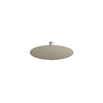 Plafoniera Moderna Disk Metallo Sabbia 7 Luci Gx53
