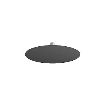 Plafoniera Moderna Disk Metallo Antracite 9 Luci Gx53