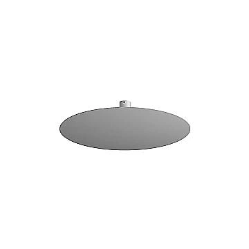 Plafoniera Moderna Disk Metallo Grigio 9 Luci Gx53
