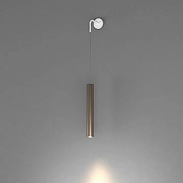 Applique Industrial-Minimal Xeana Metallo Bianco Bronzo 1 Luce Gu10