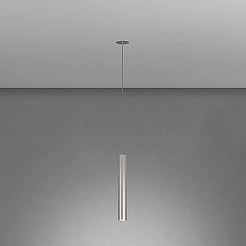 Sospensione Incasso Industrial-Minimal Xeana Metallo Cromo Alluminio 1 Luce Gu10
