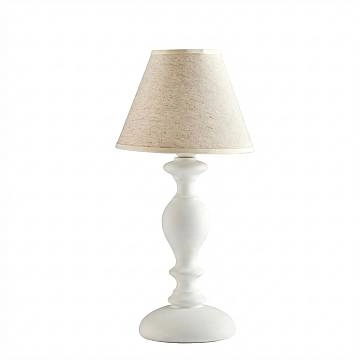 Lumetto Shabby Chic Cascina Bianco 1 Luce E14
