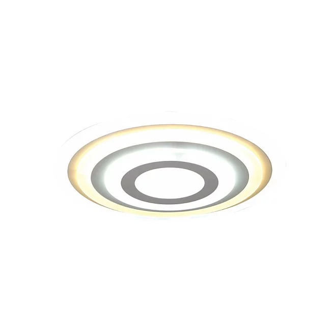 Mimax Lightining-Plafoniera Moderna Tak 2 Cerchi Concentrici Led Dimmerabile Con Telecomando-1740-8436565161740