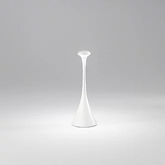 Lampada Da Tavolo Per Esterno Ricaricabile Pinut Moderna Metallo Bianco Led Cct