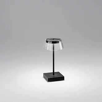 Lampada Da Tavolo Per Esterno Etoile Contemporanea Alluminio Nero Led Cct