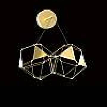 Applique Moderna Lucciola Pro Metallo Oro Led 9,6W