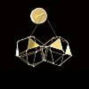 Applique Moderna Lucciola Pro Metallo Oro Led 9,6W