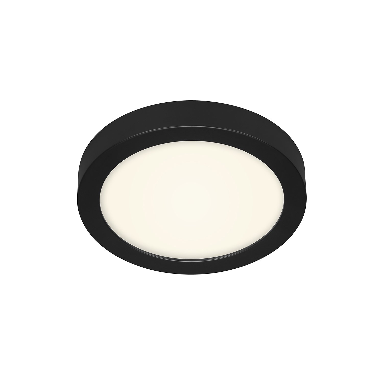 Plafoniera Contemporanea Fire Black Metallo Nero Led Integrato 16,5W 4000K